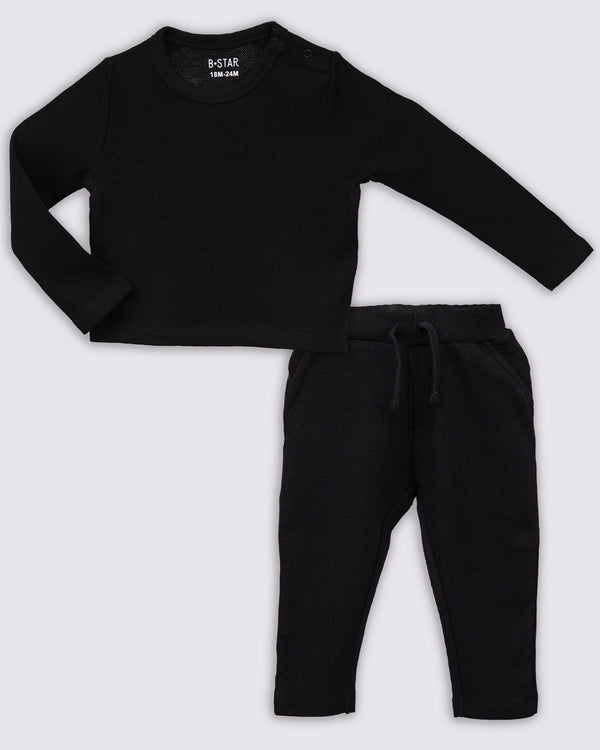 Classic Black Kids Co-ord Set for Cool Kids