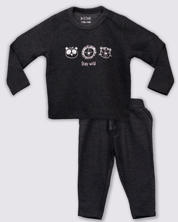 Stay Wild Animal Friends Kids Co-ord Set for Little Adventurers